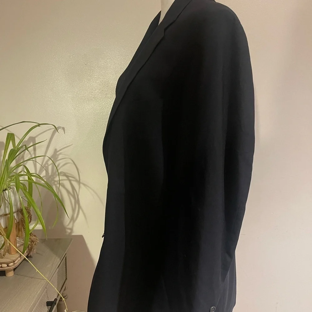 Brooks Brothers Brooks Ease Wool Dark Blue Blazer/Sports Coat Men's 45 Long USA